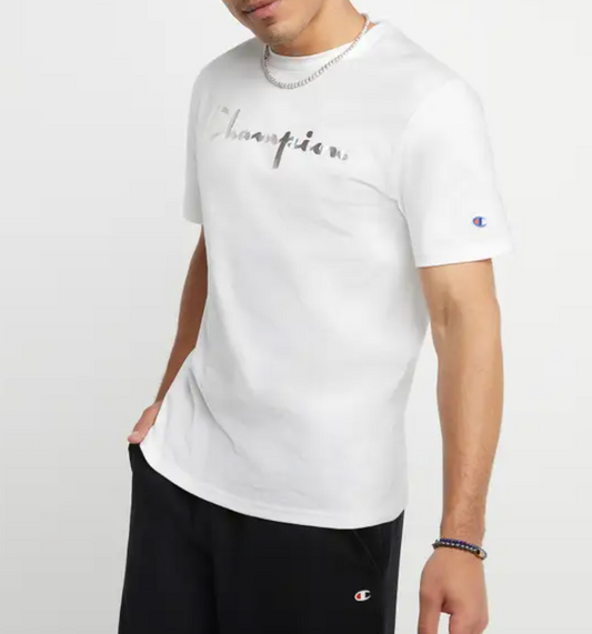 Foil Script Heritage Tee front view