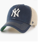 Yankees Trawler Clean Up Snapback Trucker Hat