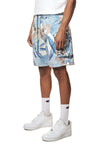 Men's Printed Utility Nylon Shorts