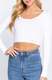 Twist Back Seamless Crop Top