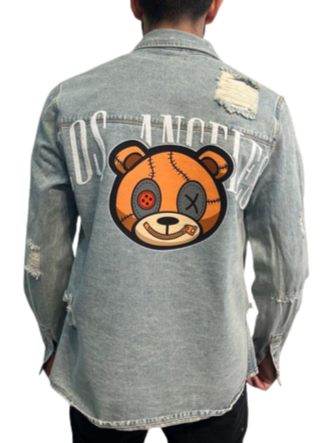 Men's LA Bear Denim Jacket