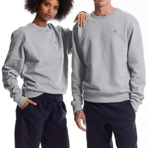 Men's Powerblend® Fleece Pullover Crew front view