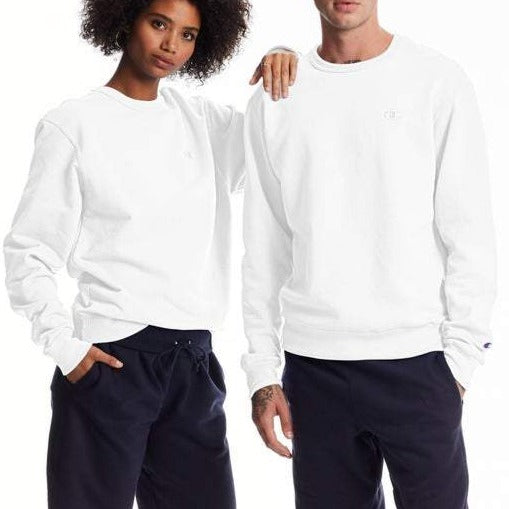 Men's Powerblend® Fleece Pullover Crew front view