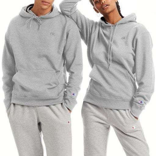 Men's Powerblend® Fleece Pullover Hoodie front view