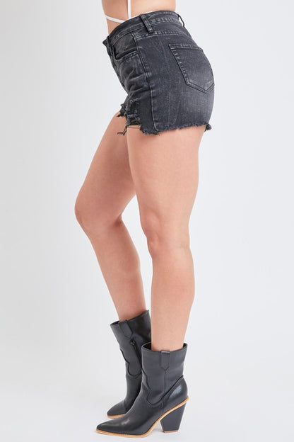 Exposed Button Fly Shorts
