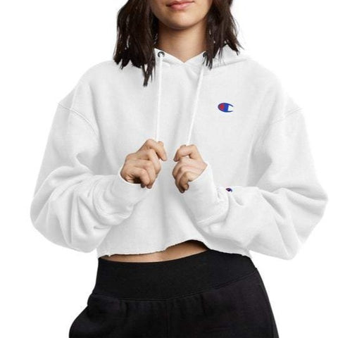 Women's Reverse Weave®  C Logo Cropped Cut Off Pullover